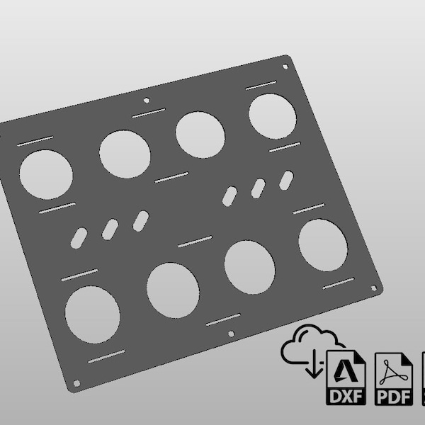 TIG Filler Rod Holder Storage Rack Plasma DXF Files, garage, workshop, welding, CNC