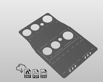 Vetspuithouder Rack DXF-bestand voor plasma, garage, werkplaats, CNC