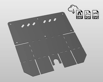 Air Hose Extension Cord Holder Rack DXF files for plasma, garage, workshop, automotive, paint