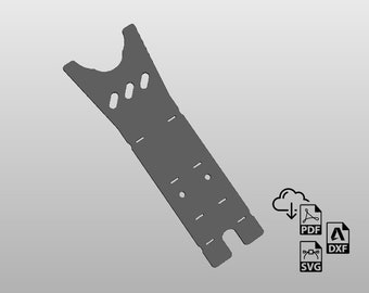 Rack de suporte para moedor único de 4,5 pol. ou 6 pol., arquivos DXF para plasma, garagem, oficina, soldagem, CNC