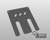 Tape Gun Holder Rack Plasma DXF Files, garage, workshop, shipping, CNC