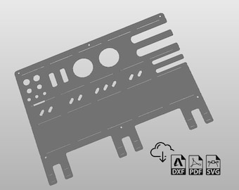 Lasapparatuur PPE Rack DXF-bestand voor plasma