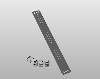 Arquivo vertical do gancho DXF do disco do moedor de ângulo 4.5in para o corte do plasma