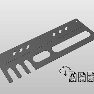 Hammer Mallet Holder Rack DXF files for plasma cut, garage, workshop, welding, CNC