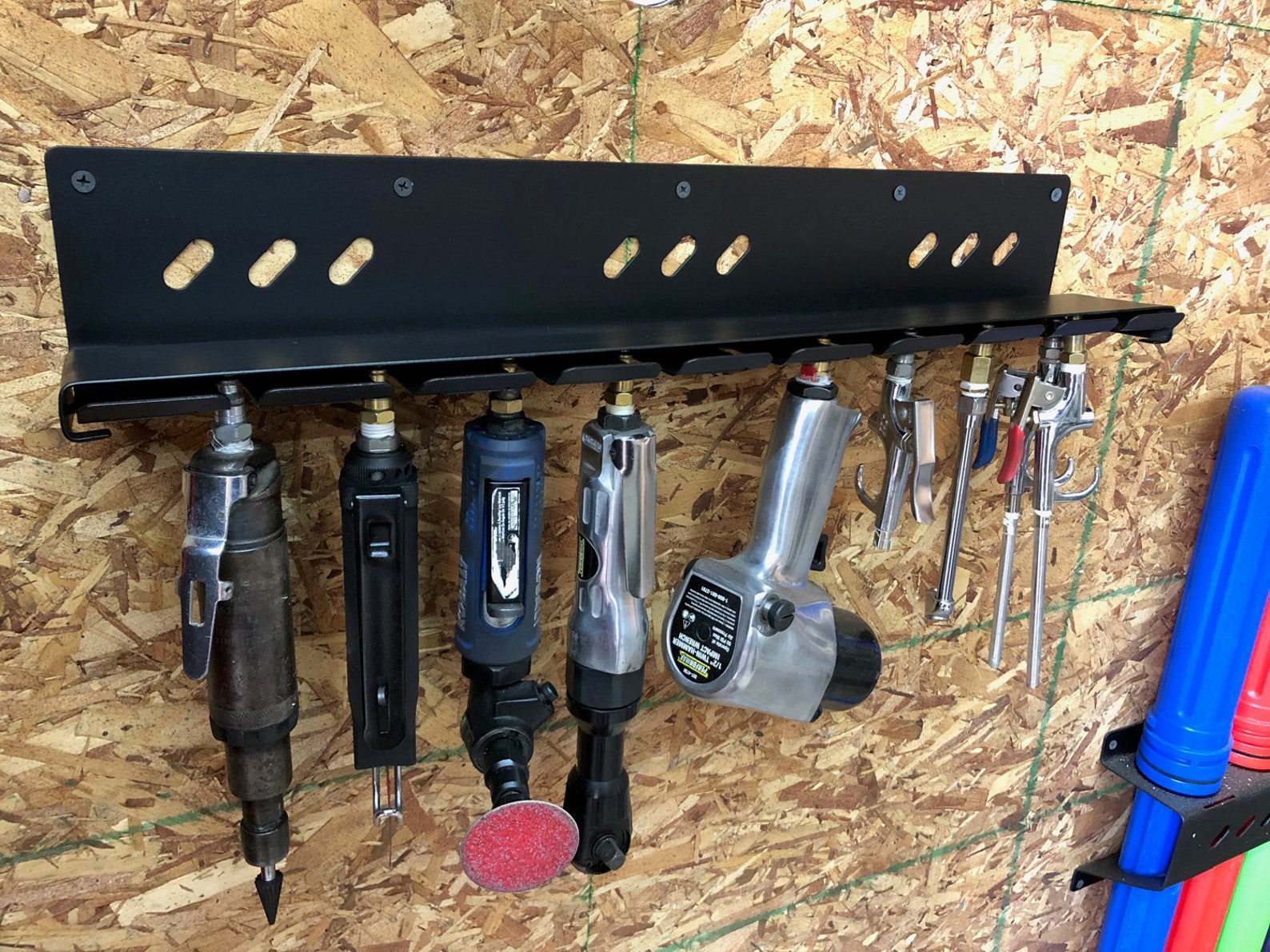 Air Tool Holder Rack DXF Files for Plasma, Garage, CNC