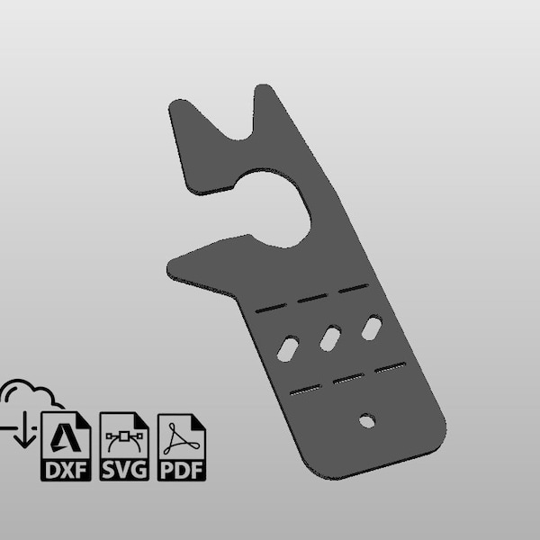 TIG Torch Holder Stand, DXF files for plasma, garage, workshop, welding, CNC