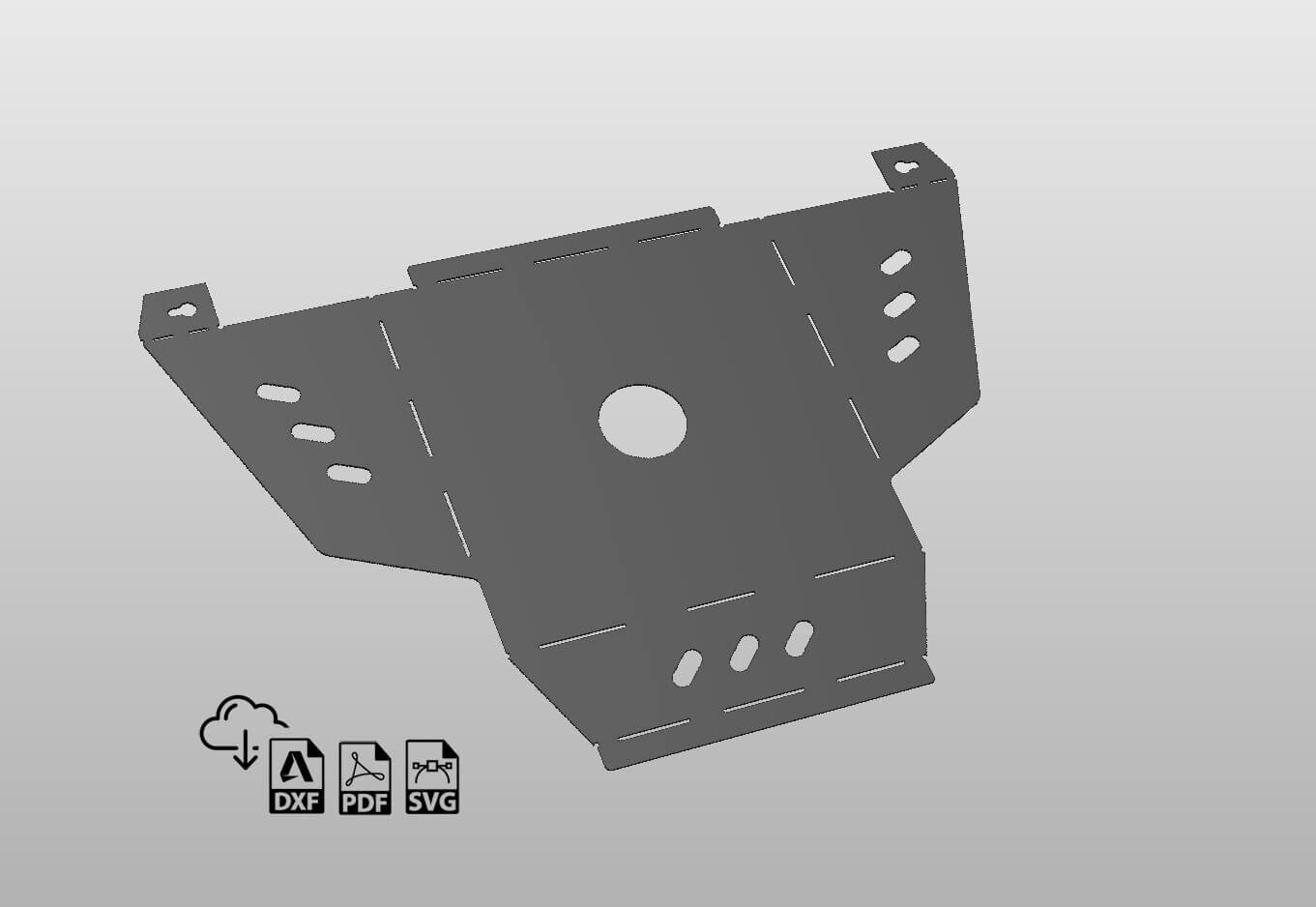 Wrench Holder 16 Tool Rack DXF file - StepFIVE40 DXF Files
