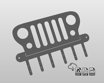 Key Holder Dxf | Etsy