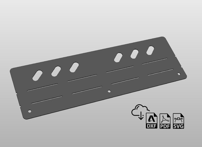 Tape Measure Holder Rack, DXF files for plasma, garage, workshop image 1