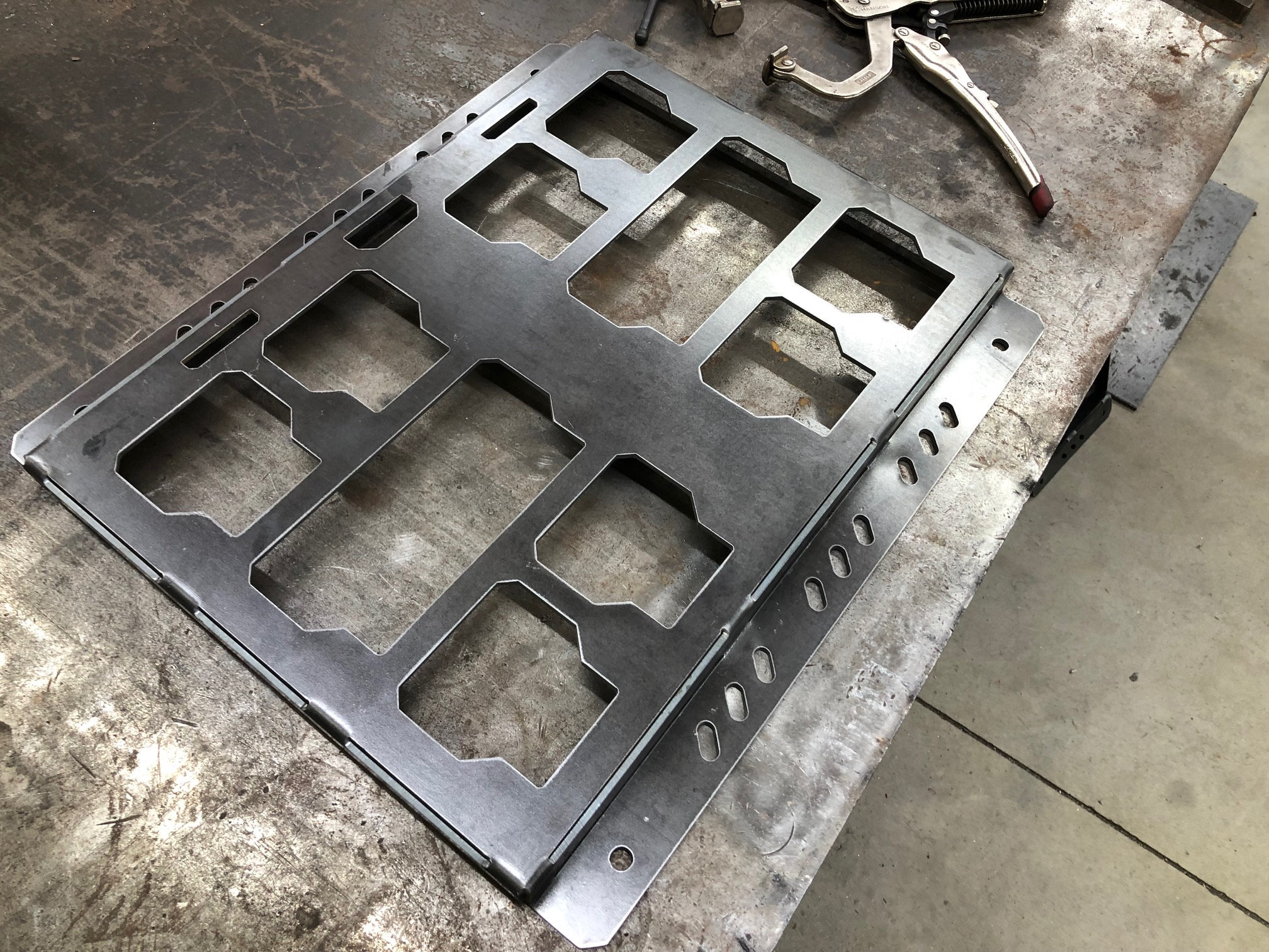 Milwaukee Packout Mounting Plate full 1.0 DXF Files for Plasma