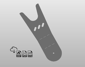 Magnetic Angle Grinder Stand Holder, DXF files for plasma, garage, workshop, welding, CNC