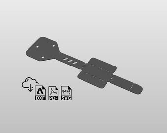 Universal Storage Hook DXF file, cords, cables, garage workshop