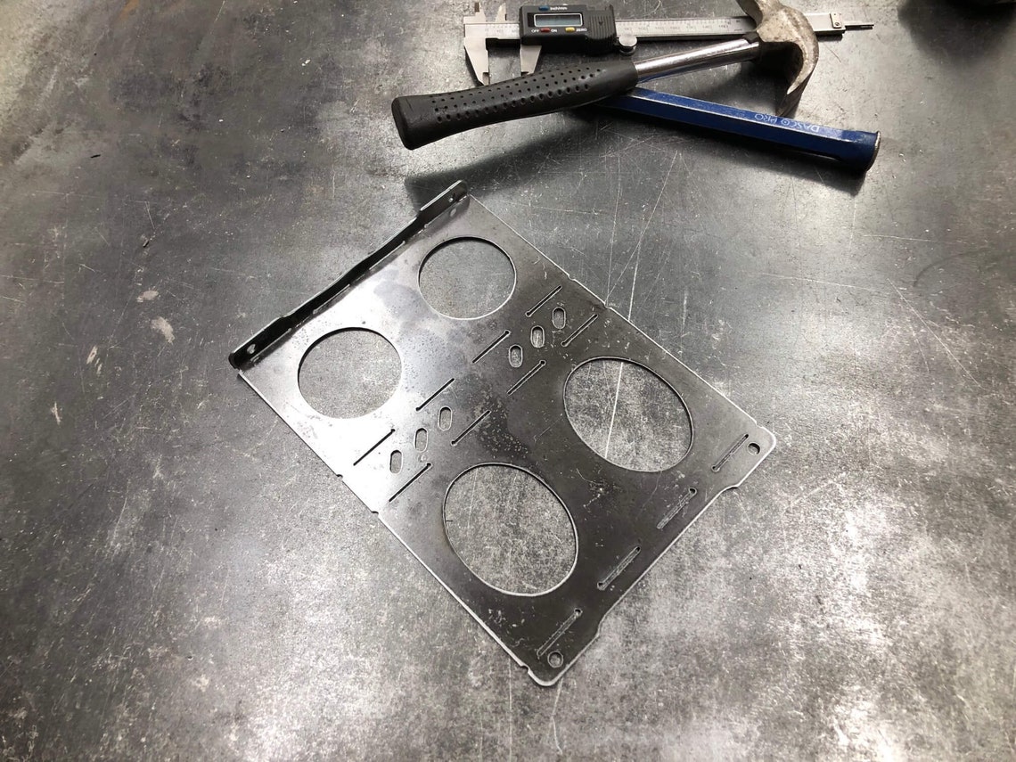 Flashlight Dual Holder D-cell Plasma DXF File, Garage, Workshop, CNC - Etsy