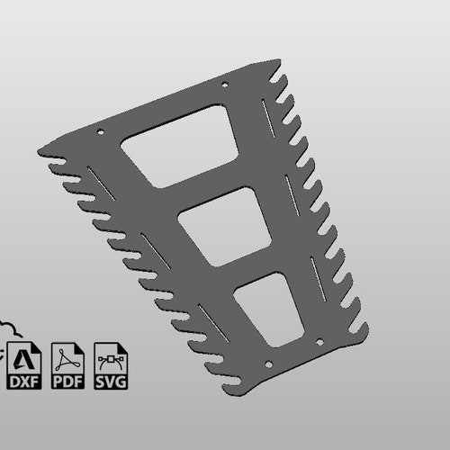 Wrench Holder 12 Tool Rack DXF Files for Plasma Cutting Etsy
