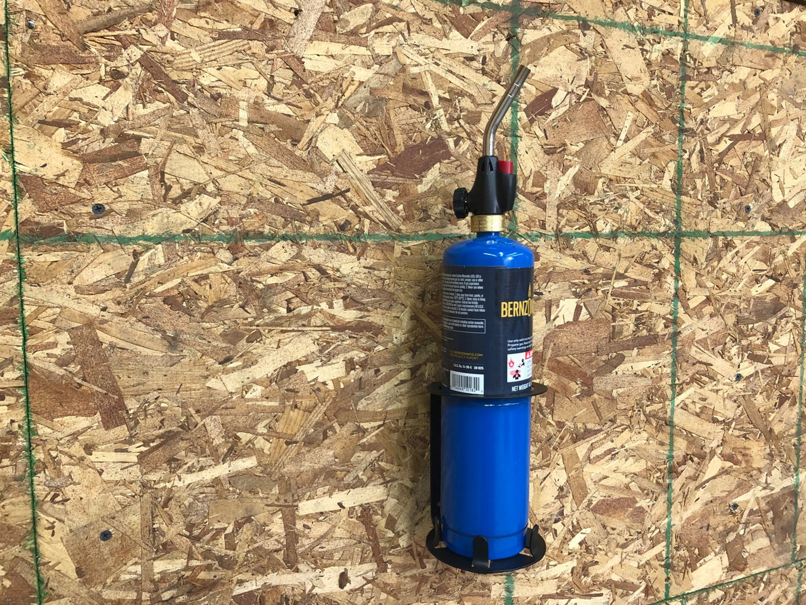 Propane Torch Holder BernzOmatic Plasma DXF File garage | Etsy