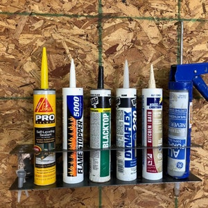 Caulk Tube Storage 6 Holder Rack, DXF Files for Plasma, Garage ...