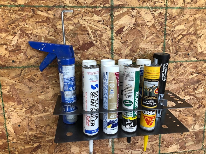 Caulk Tube Storage 12 Holder Rack, DXF Files for Plasma, Garage ...