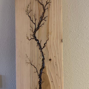 Fractal burning wall art/decor