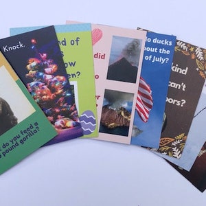 Tarjeta vacaciones para personas con necesidades especiales 8 Tarjetas/Jokes/Abuelos con necesidades especiales/Niños con necesidades especiales/Autismo/Vacaciones