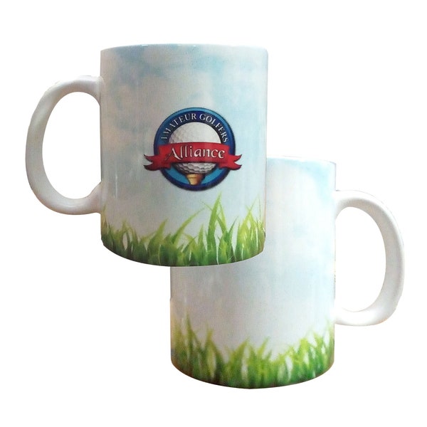 Custom Sublimation Printed Coffee Mug 11oz. - Full Wrap