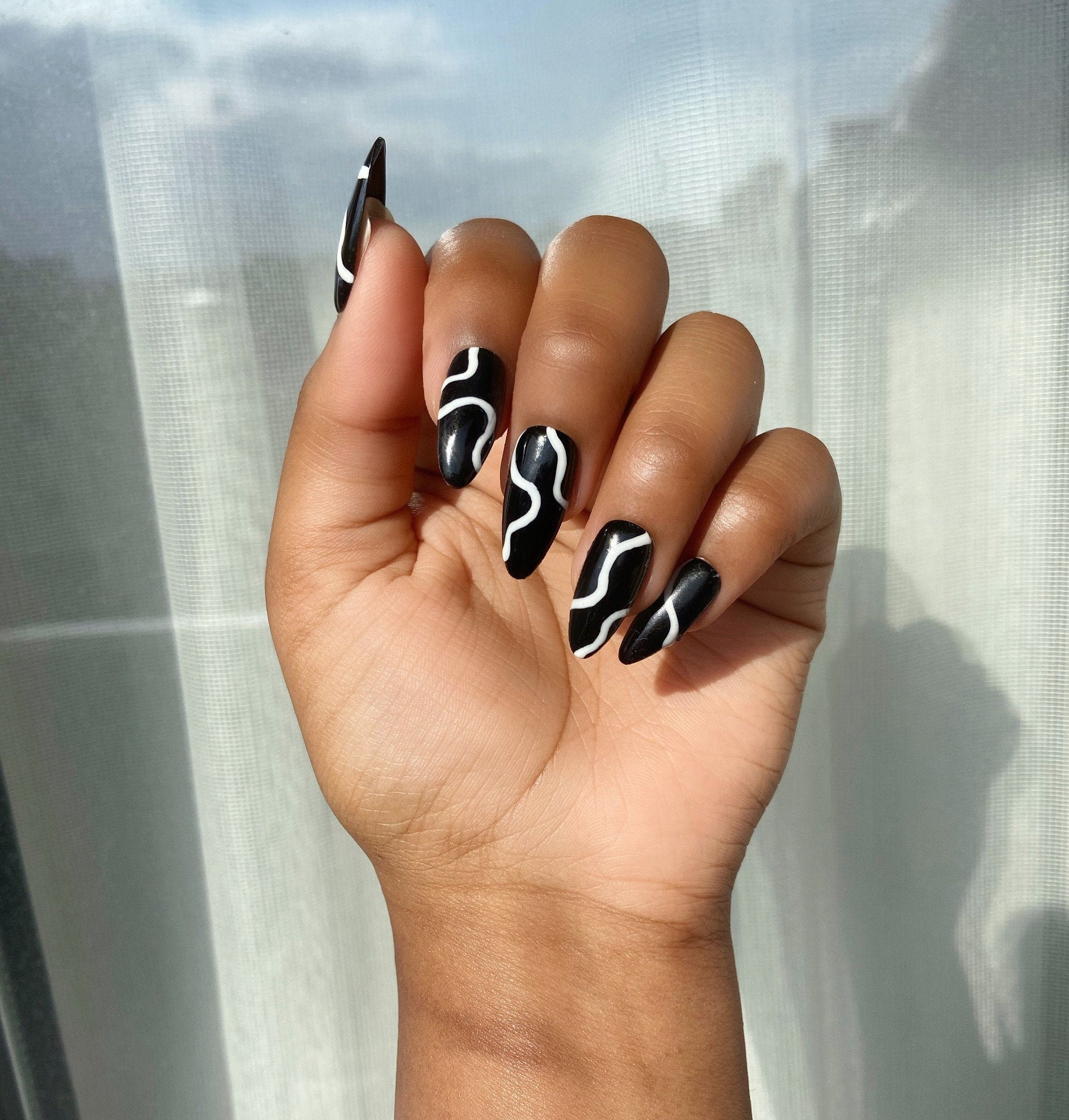 3d swirl french tip｜TikTok Search