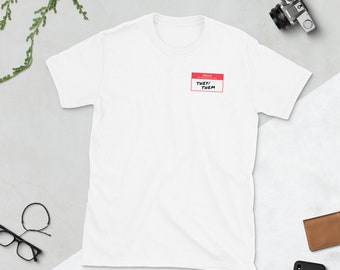 Hello My Pronouns Are They / Them Shirt - Etsy