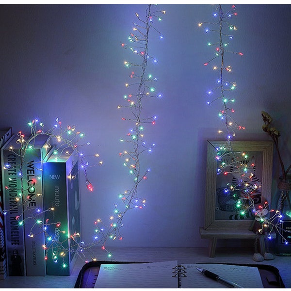 Fairy String Light Firecrackers for Bedroom Accessory, Folklore Light Gift Garland Indoor Outdoor DIY Guirlande Luminense