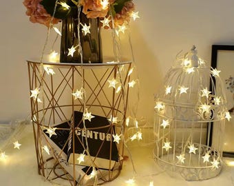 Star String Lights: USB/Battery Fairy Lights for Bedroom Decor