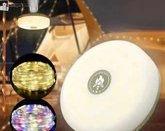 Rechargeable Camping Lantern, Power Bank, 4 in 1 Multipurpose LED Nightlight and Flashlight