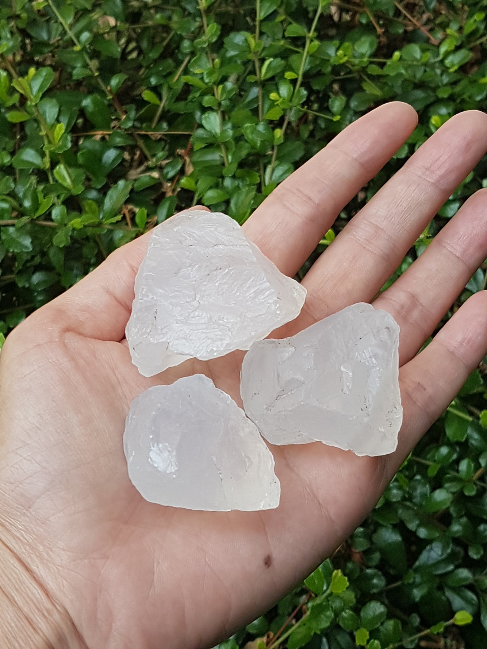 Set of 3 Natural Snow Quartz Milky Quartz Raw Milky Etsy
