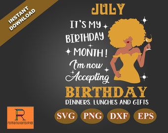 Download Birthday Month Svg Etsy