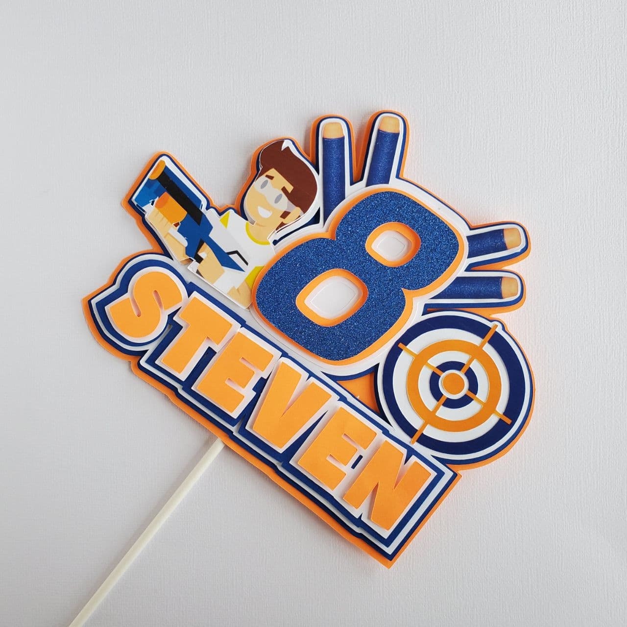 Nerf Gun Cake Topper Nerf Gun Birthday Decoration Etsy Nerf Gun Cake Topper Nerf Gun Birthday Decoration Etsy