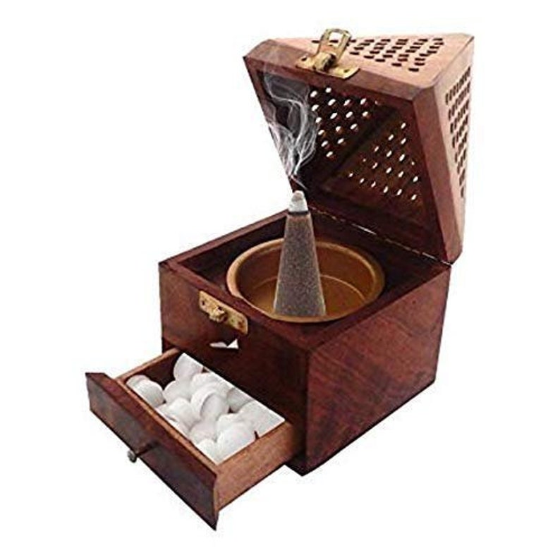 Arabic Bakhoor Burner / Wooden Bakhoor / Incense Oud Mabkhara/ Etsy