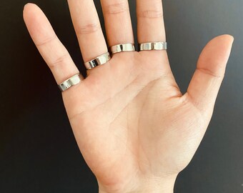 Four Finger Chain Rings | Adjustable Chain Linked Cuff Rings