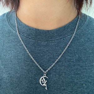 Handmade Silver Chain Necklace | Tiny Fairy Necklace | Mystic Fairytale Necklace