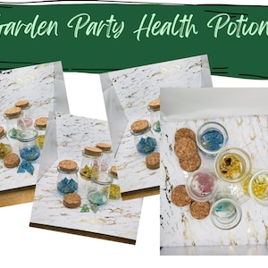 Garden Party Healing Potion | Healing Potion | Tabletop RPG | Potion of Healing | D and D Potion | Dungeons and Dragons | Health Potion