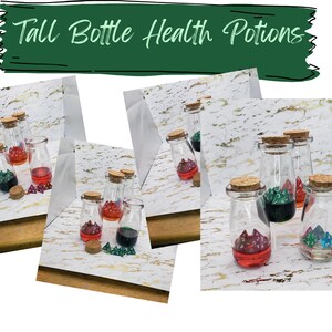 Tall Healing Potion| Healing Potion | Tabletop RPG | Potion of Healing | D and D Potion | Dungeons and Dragons | Health Potion | Role Play