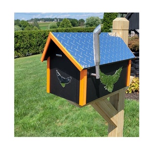 Mailbox Amish Made Poly With Birds Design