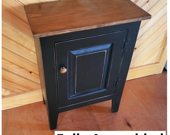 Handmade Cabinet - Amish Furniture - Nightstand - Home Décor - Primitive Cabinet - Fireplace Cabinet - Bathroom Cabinet - Kitchen Cabinet