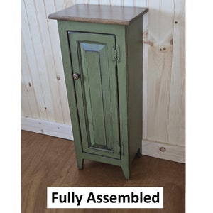 Pantry Cabinet - Amish Furniture - Primitive Jelly Cabinet - Rustic Chimney Cabinet - Home Décor- Amish Handmade- Primitive- Rustic Cupboard