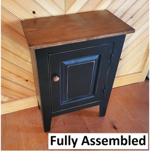 Handmade Cabinet - Amish Furniture - Nightstand - Home Décor - Primitive Cabinet - Fireplace Cabinet - Bathroom Cabinet - Kitchen Cabinet