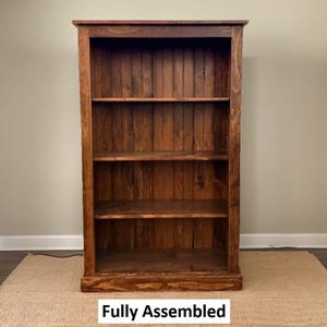 Bookshelf Amish Handmade Furniture Rustic Bookcase Organizer Shelf Bookcase Decor Home Furniture Rustic Book Shelf Unique Furniture Antique