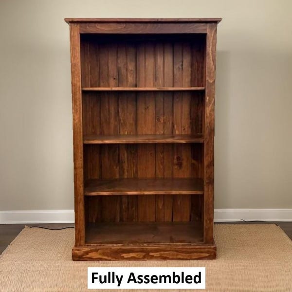 Rustic Bookcase - Etsy