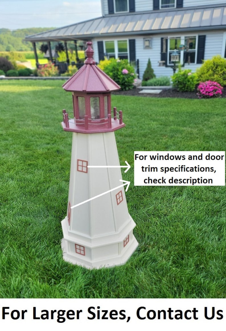 AmishArtisan Cape May Lighthouse Replica - Thumbnail 2