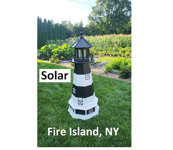 Solar Powered Lighthouse For Garden