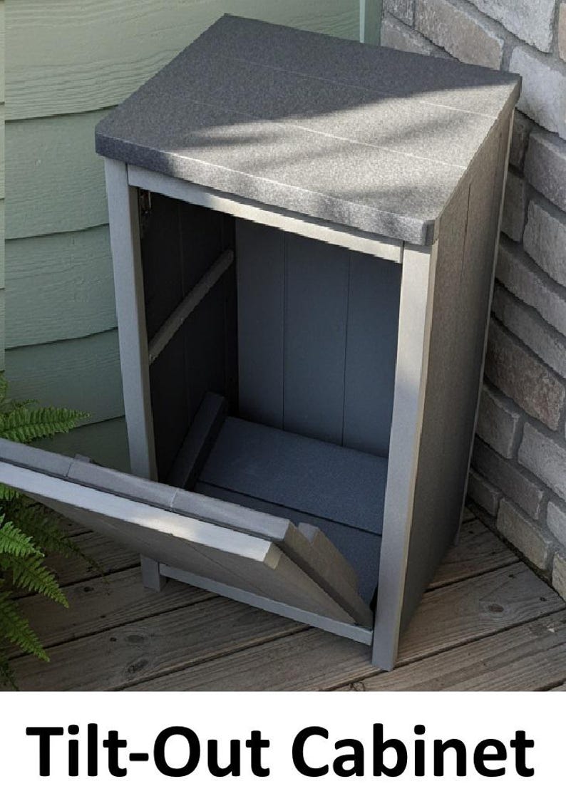 AmishArtisan Tilt-Out Trash Bin - Thumbnail 4
