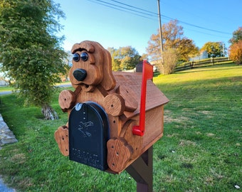 Dog Mailbox Amish Handmade Wooden Metal insert USPS Approved