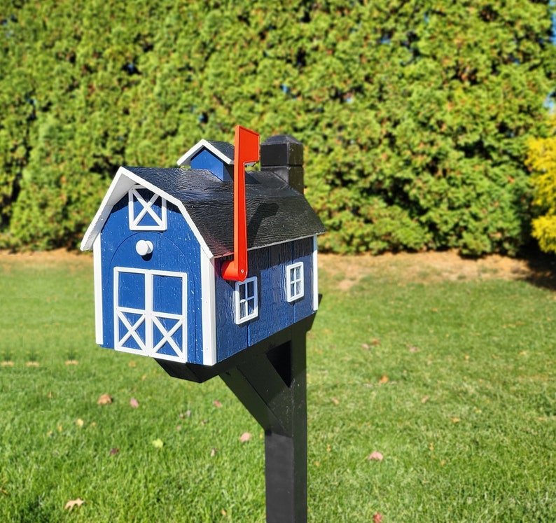 Dutch Barn Large Mailbox Amish Handmade, Choose Your Color, Amish ...