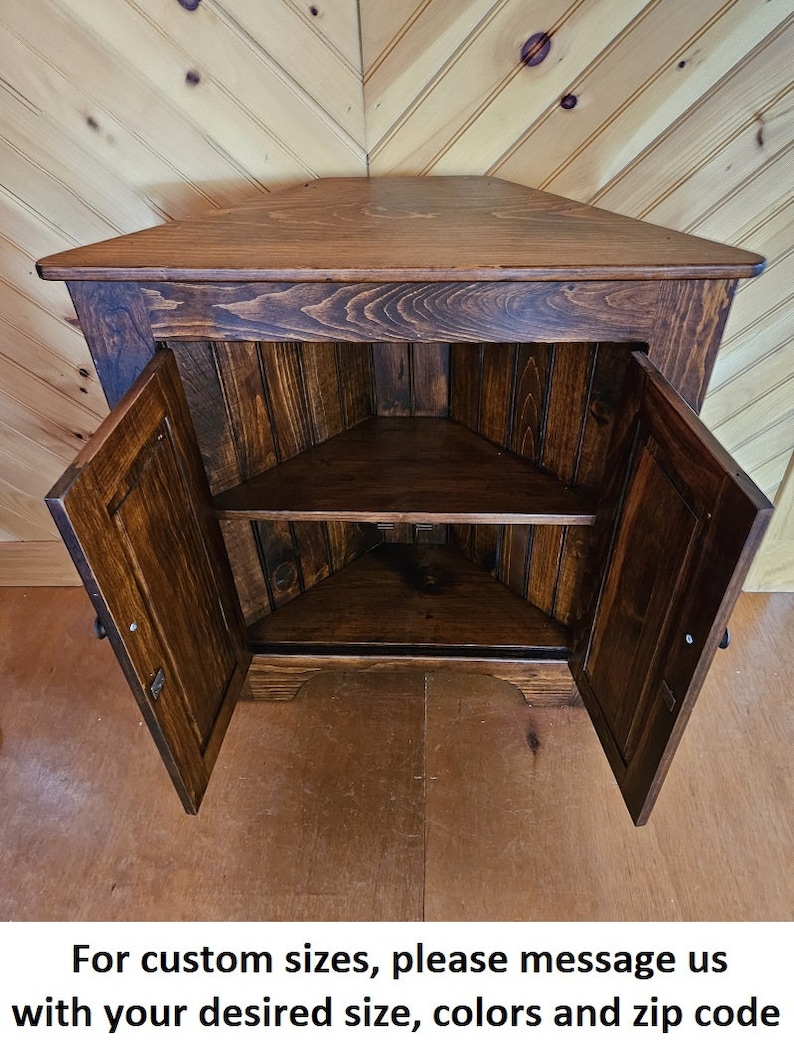 AmishArtisan Corner Cabinet - Thumbnail 2