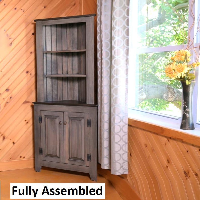 AmishArtisan Corner Cabinet - Thumbnail 4